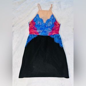 TOPSHOP Lace Mini Dress sz 4